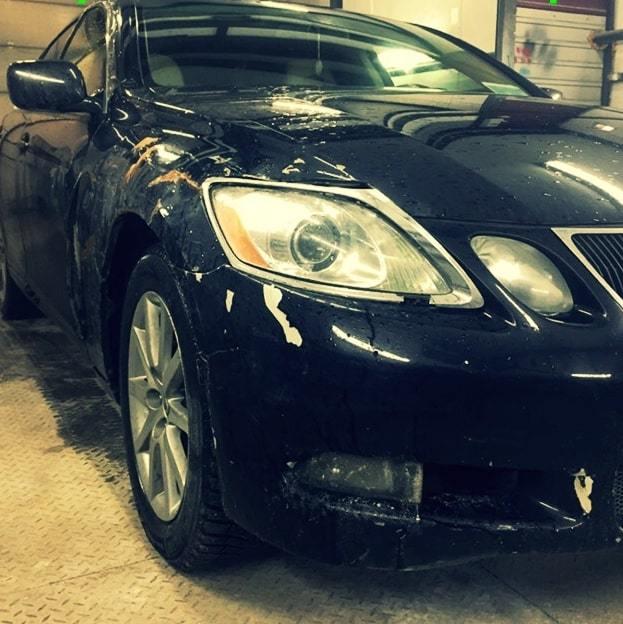 Фото повреждений Lexus